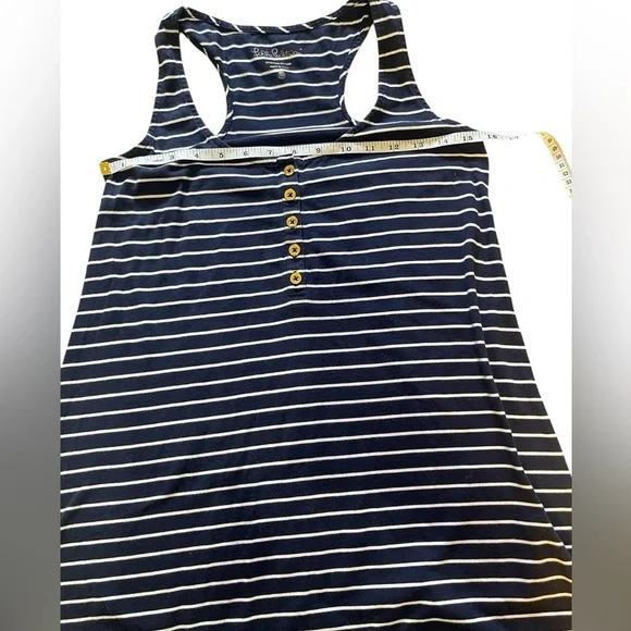 Lilly Pulitzer Dress Jennalyn Swing True Navy Palm Stripe Size XS - Picture 12 of 13